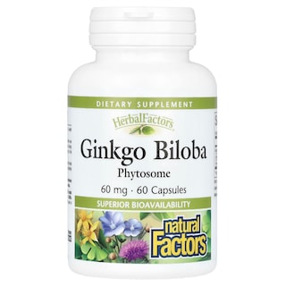 Foto 1 | Suplemento Natural Factors, Fitosoma De Ginkgo Biloba, 60 Mg C, 60 Comprimidos - Venta Internacional.