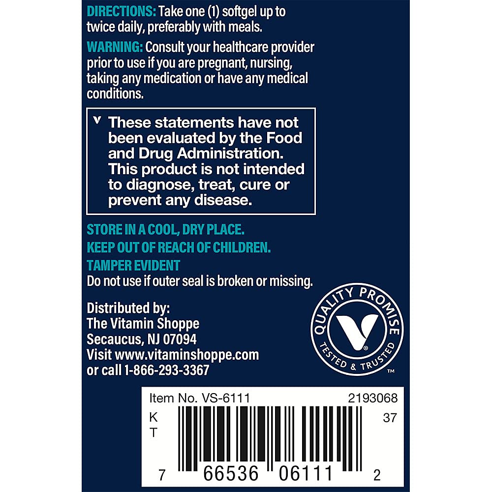 Foto 5 pulgar | Complemente Vthrive Omega-3 Con Cúrcuma 600 Mg/60 Cápsulas Blandas - Venta Internacional.