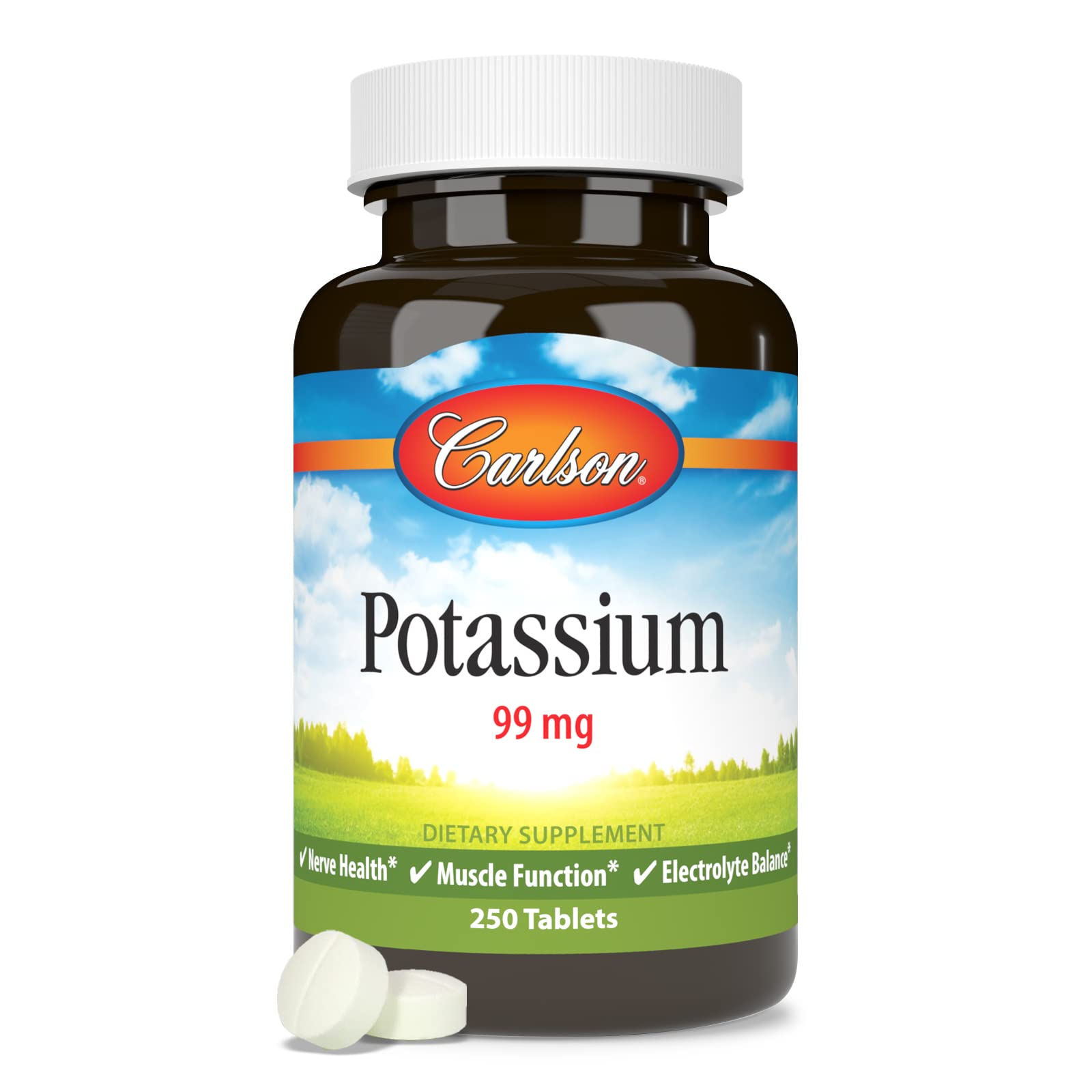 Foto 6 pulgar | El Suplemento Carlson Potassium 99 Mg 250 Tabletas Promueve La Salud - Venta Internacional.
