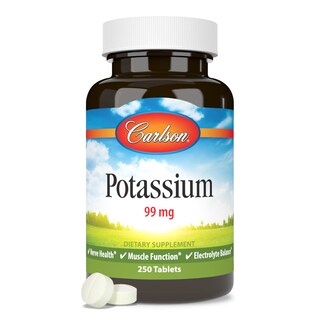 Foto 5 | El Suplemento Carlson Potassium 99 Mg 250 Tabletas Promueve La Salud - Venta Internacional.