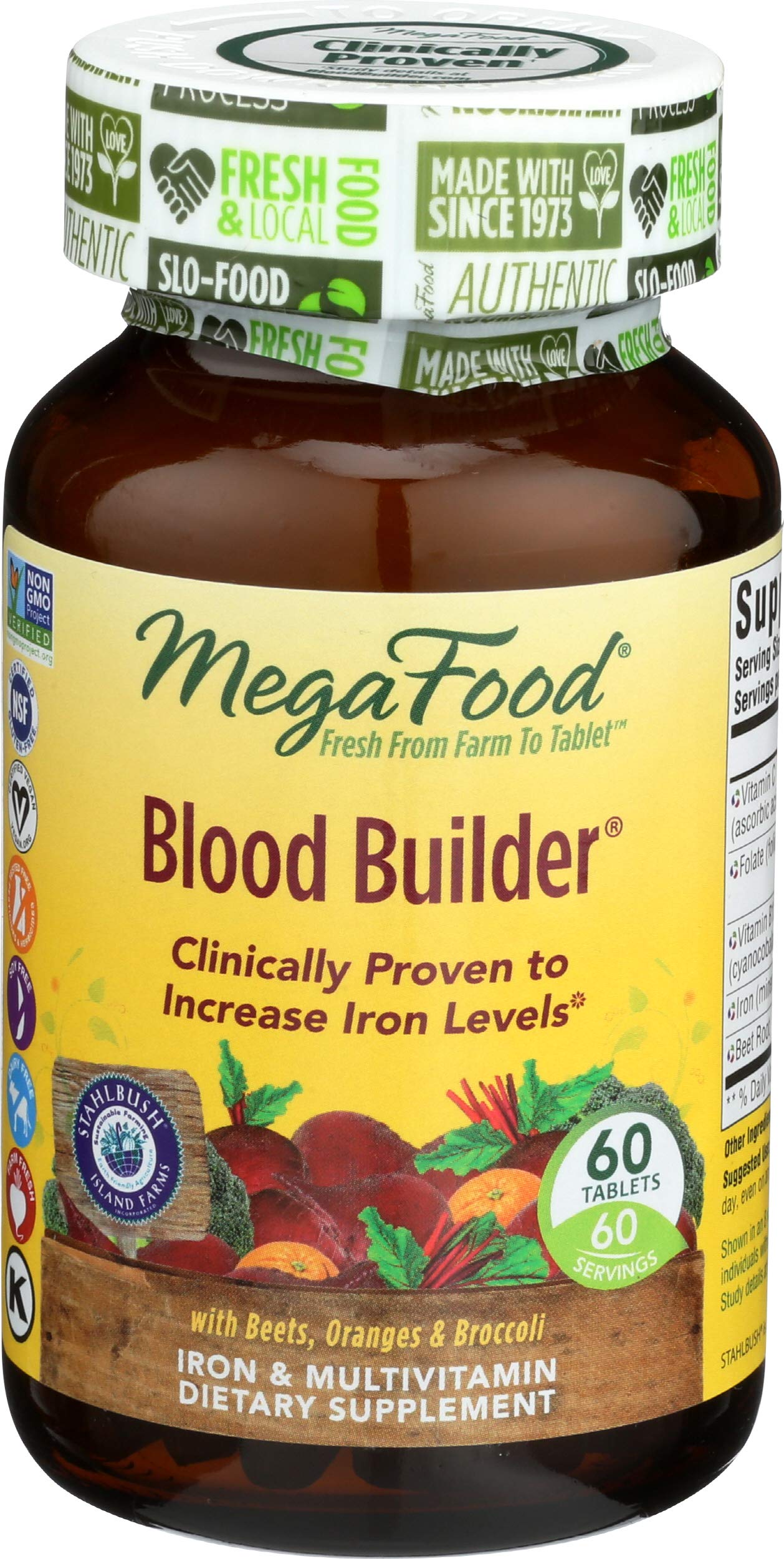 Foto 2 pulgar | Suplemento Megafood Blood Builder Dailyfoods 60 Comprimidos - Venta Internacional.