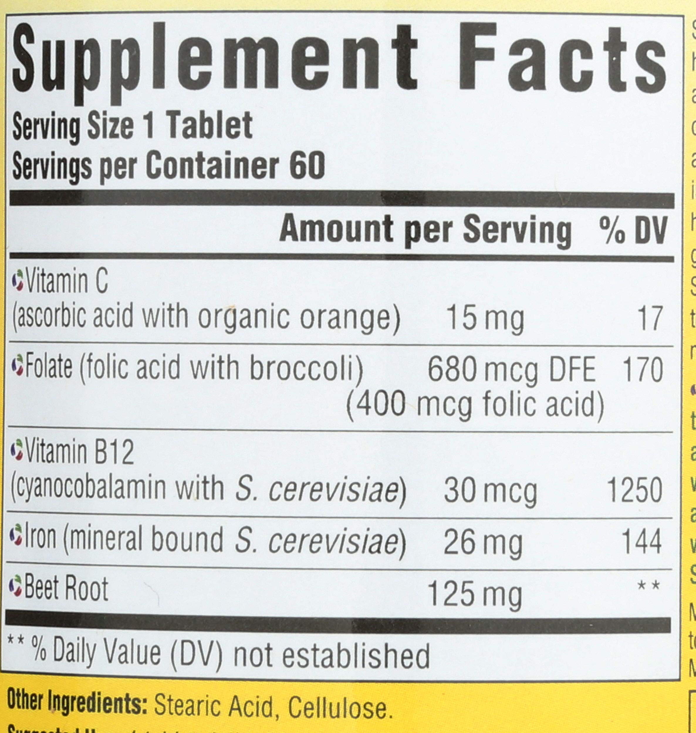 Foto 5 pulgar | Suplemento Megafood Blood Builder Dailyfoods 60 Comprimidos - Venta Internacional.