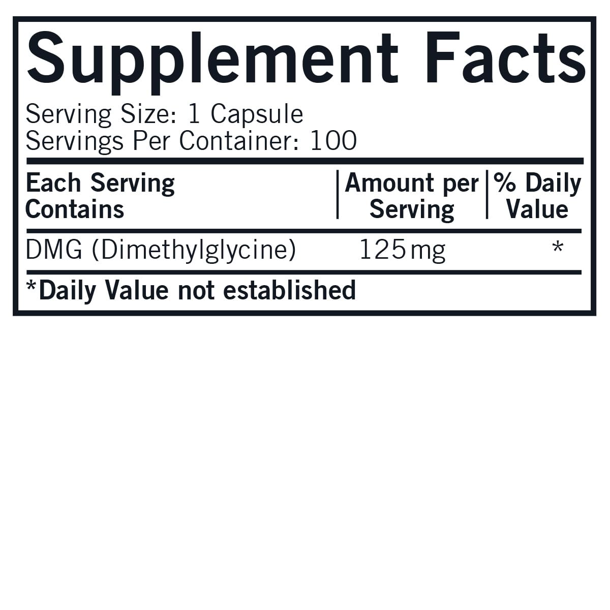 Foto 3 pulgar | Suplemento Kirkman Labs Dmg (dimetilglicina) 125 Mg 100 Cápsulas - Venta Internacional.