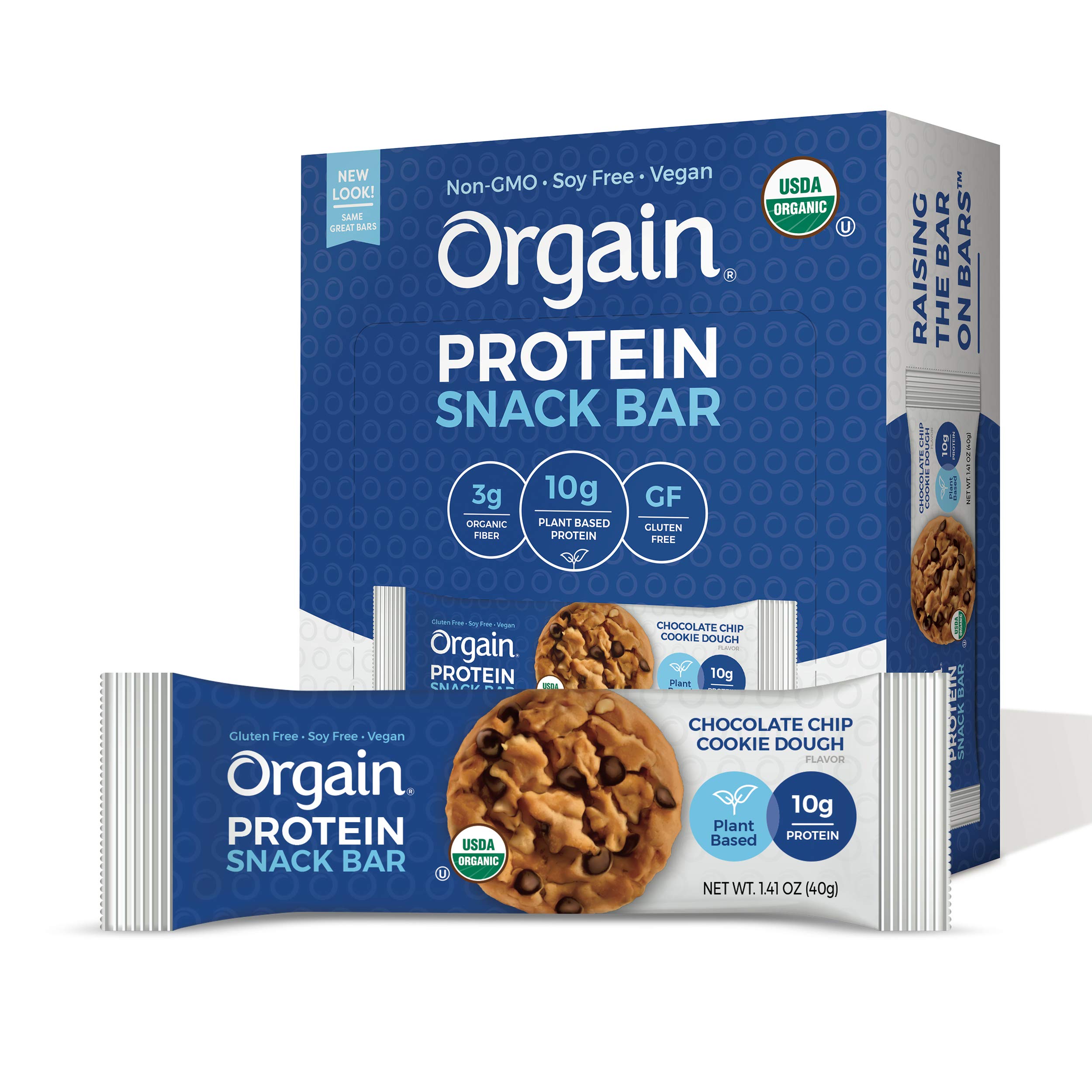 Foto 2 pulgar | Protein Bar Orgain, Masa Orgánica Para Galletas Con Chispas De Chocolate, 40 G - Venta Internacional.