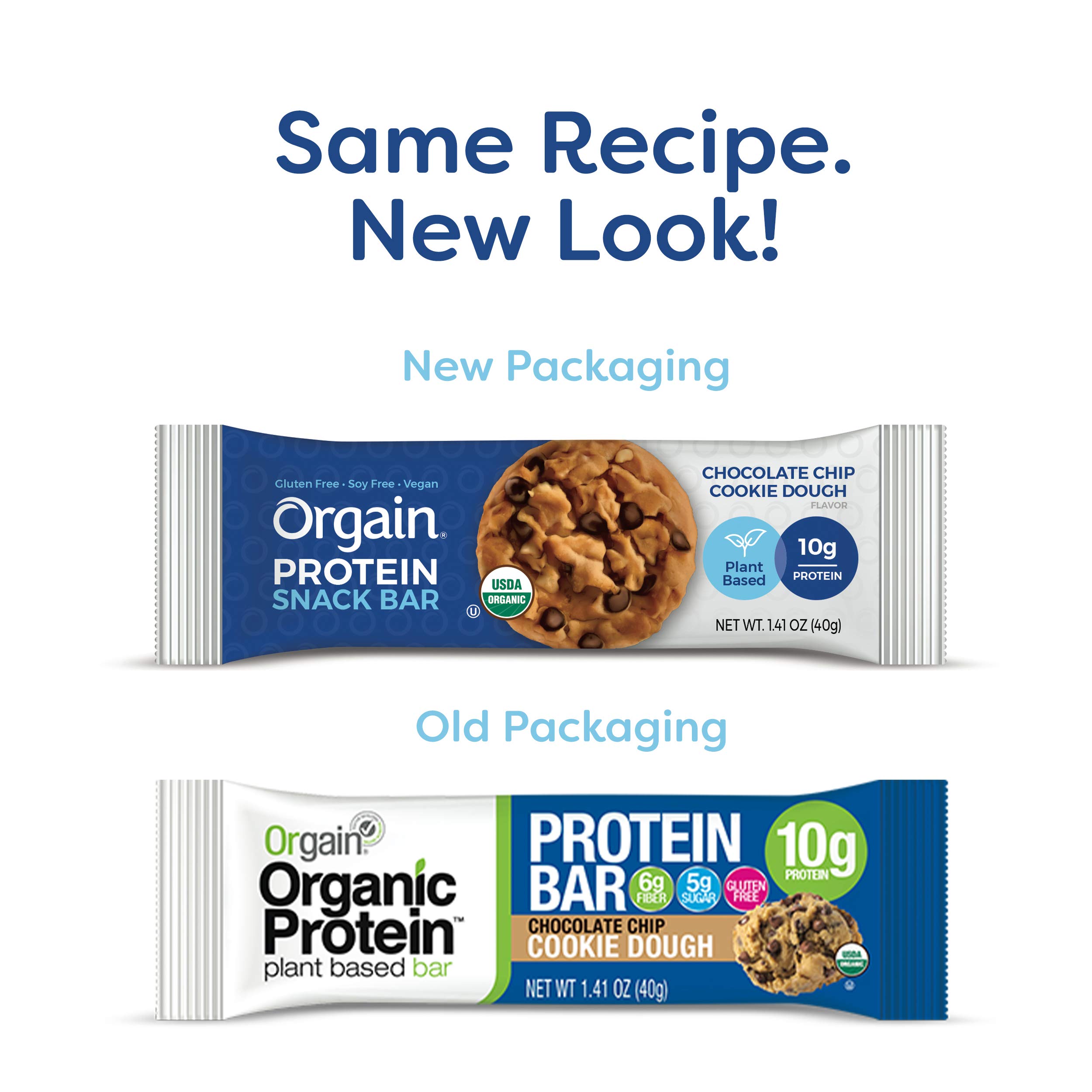 Foto 3 pulgar | Protein Bar Orgain, Masa Orgánica Para Galletas Con Chispas De Chocolate, 40 G - Venta Internacional.
