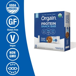 Foto 4 | Protein Bar Orgain, Masa Orgánica Para Galletas Con Chispas De Chocolate, 40 G - Venta Internacional.