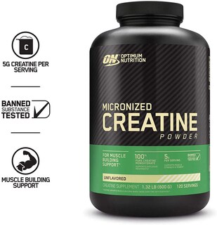 Foto 2 | Suplemento Optimum Nutrition De Creatina En Polvo, 600 G, Sin Sabor - Venta Internacional.