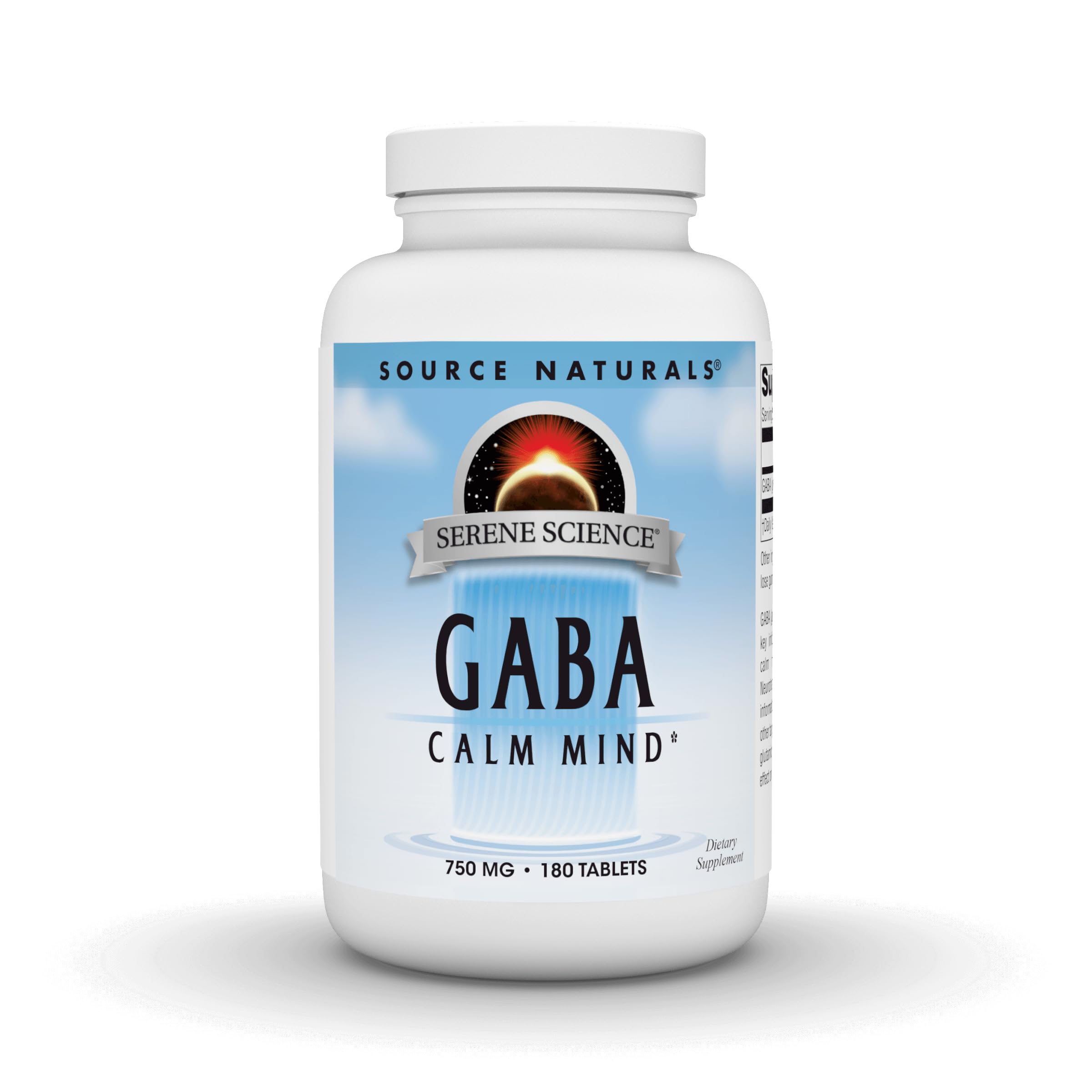Foto 2 pulgar | Supplement Source Naturals Serene Science Gaba 750 Mg 180 Comprimidos - Venta Internacional.