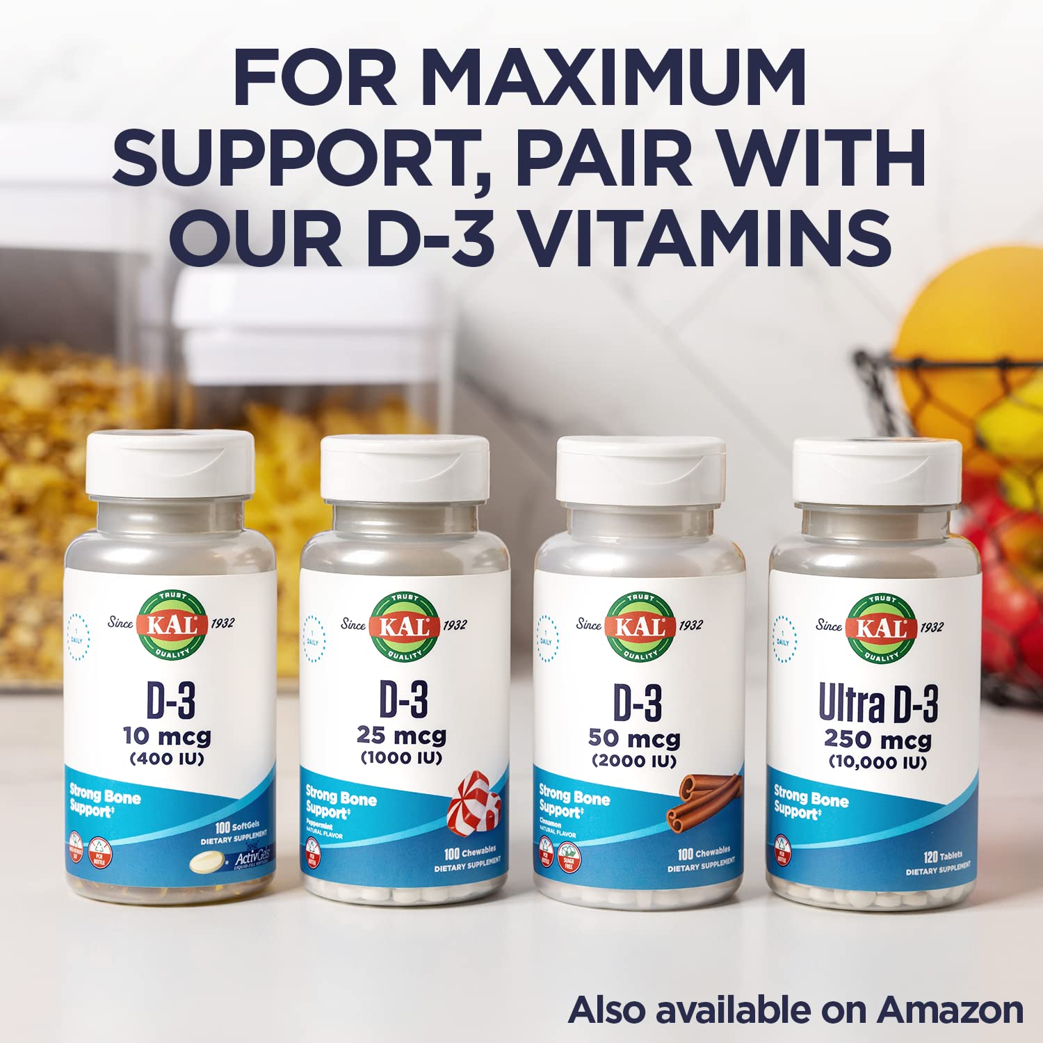 Foto 7 pulgar | Suplemento De Vitamina K Kal Activmelt 100 Mcg 60 Comprimidos - Venta Internacional.