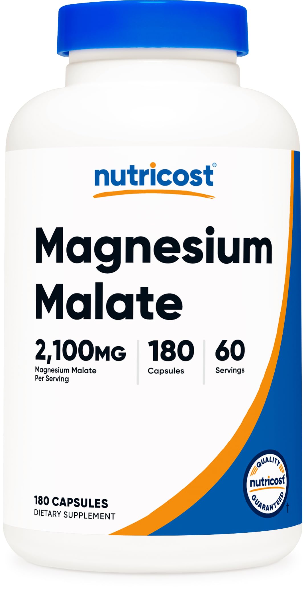 Foto 2 pulgar | Suplemento Nutricost Malato De Magnesio, 2.100 Mg, 180 Cápsulas - Venta Internacional.