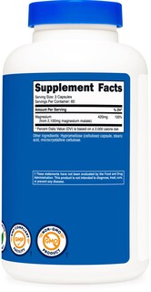 Foto 5 | Suplemento Nutricost Malato De Magnesio, 2.100 Mg, 180 Cápsulas - Venta Internacional.