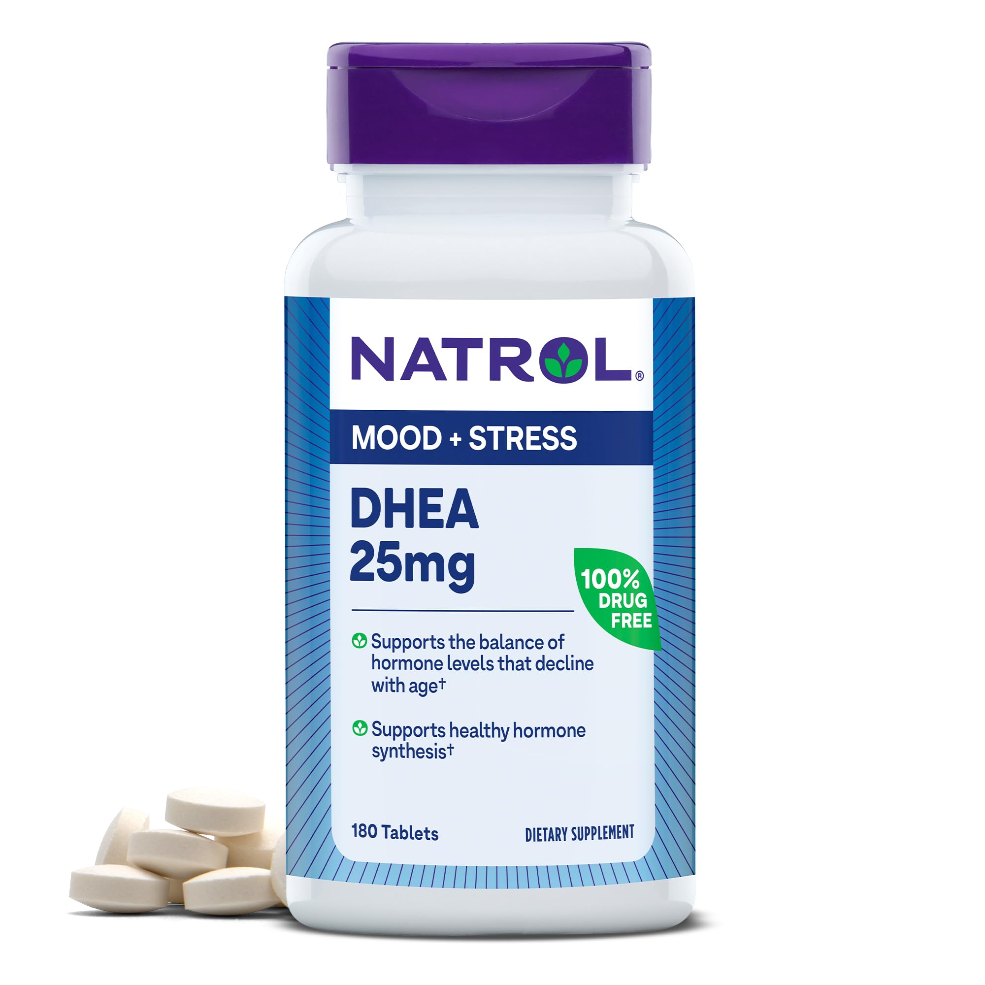Foto 2 pulgar | Suplemento Natrol Dhea 25 Mg X 300 Tabletas, Paquete De 2 - Venta Internacional.