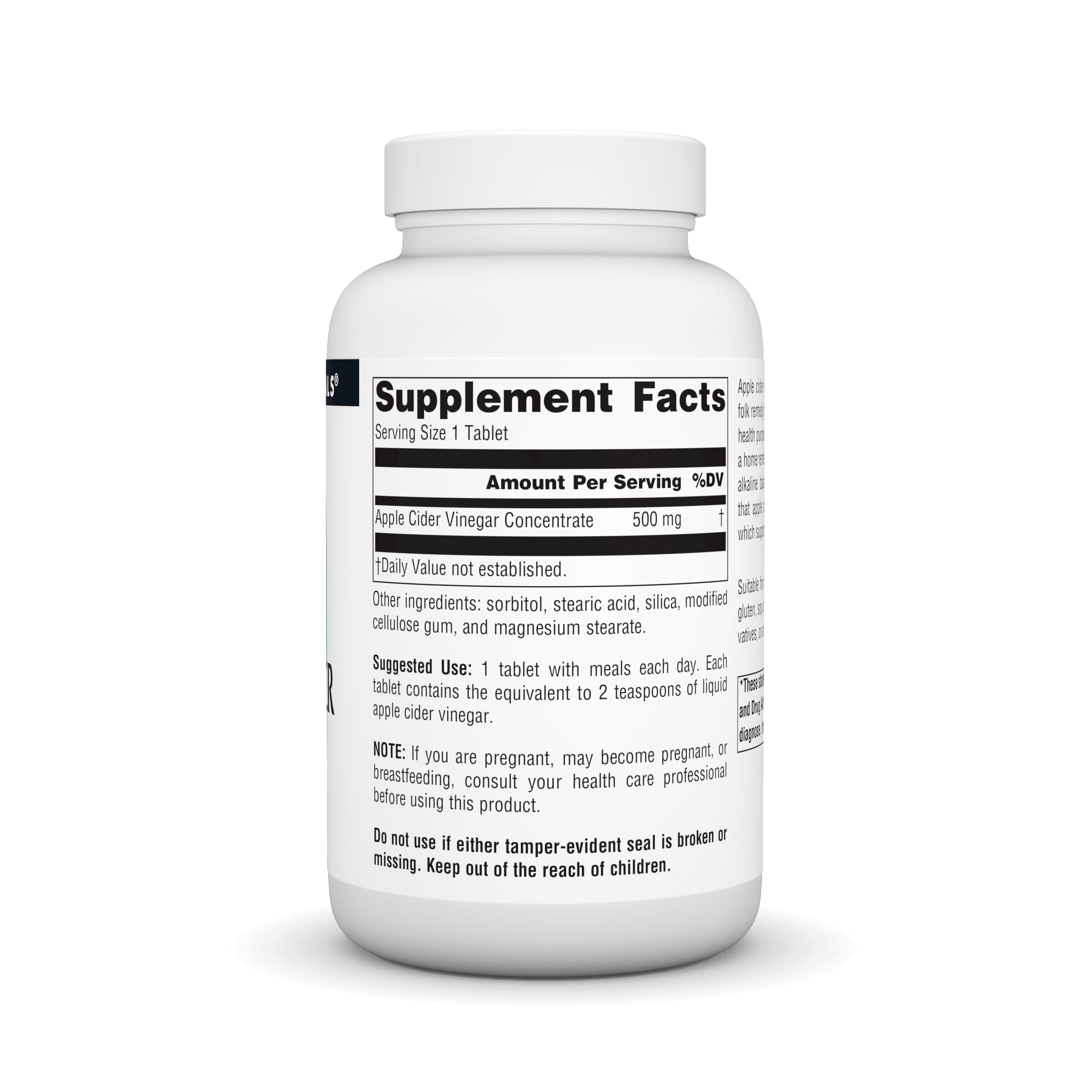 Foto 3 pulgar | Suplemento Dietético Source Naturals Vinagre De Sidra De Manzana 500 Mg - Venta Internacional.