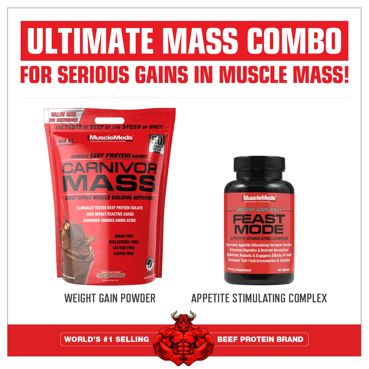Foto 6 pulgar | Proteína De Ternera Mass Gainer Musclemeds Carnivor, 2,7 Kg, Chocolate - Venta Internacional.