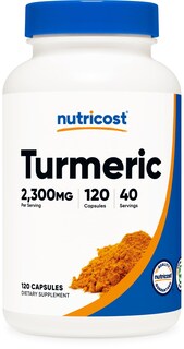 Foto 1 | Suplemento Nutricost, Cúrcuma Y Curcumina, 2300 Mg, 120 Cápsulas - Venta Internacional.