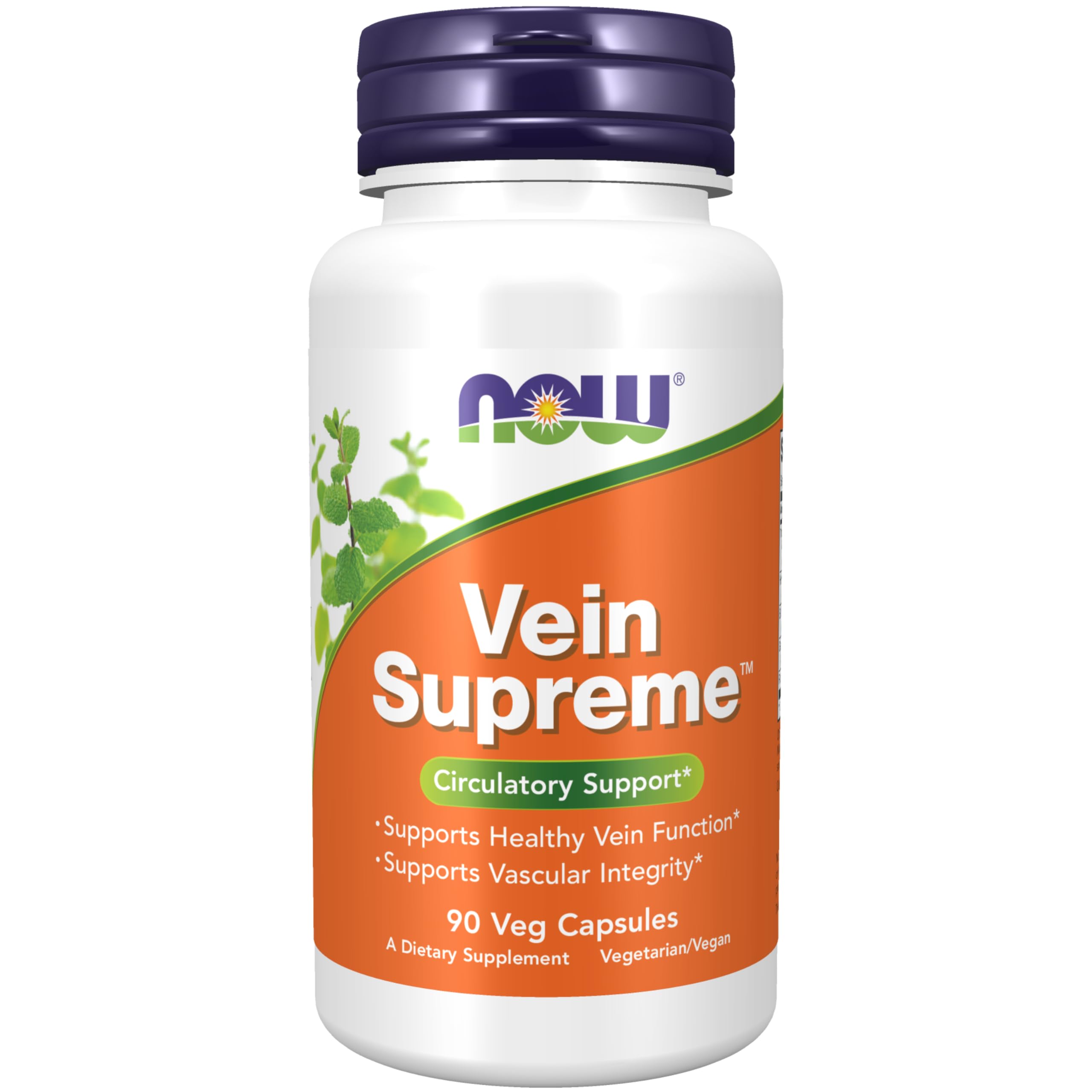 Foto 2 pulgar | Suplementos Now Foods Vein Supreme Healthy Vein 90 Cápsulas - Venta Internacional.