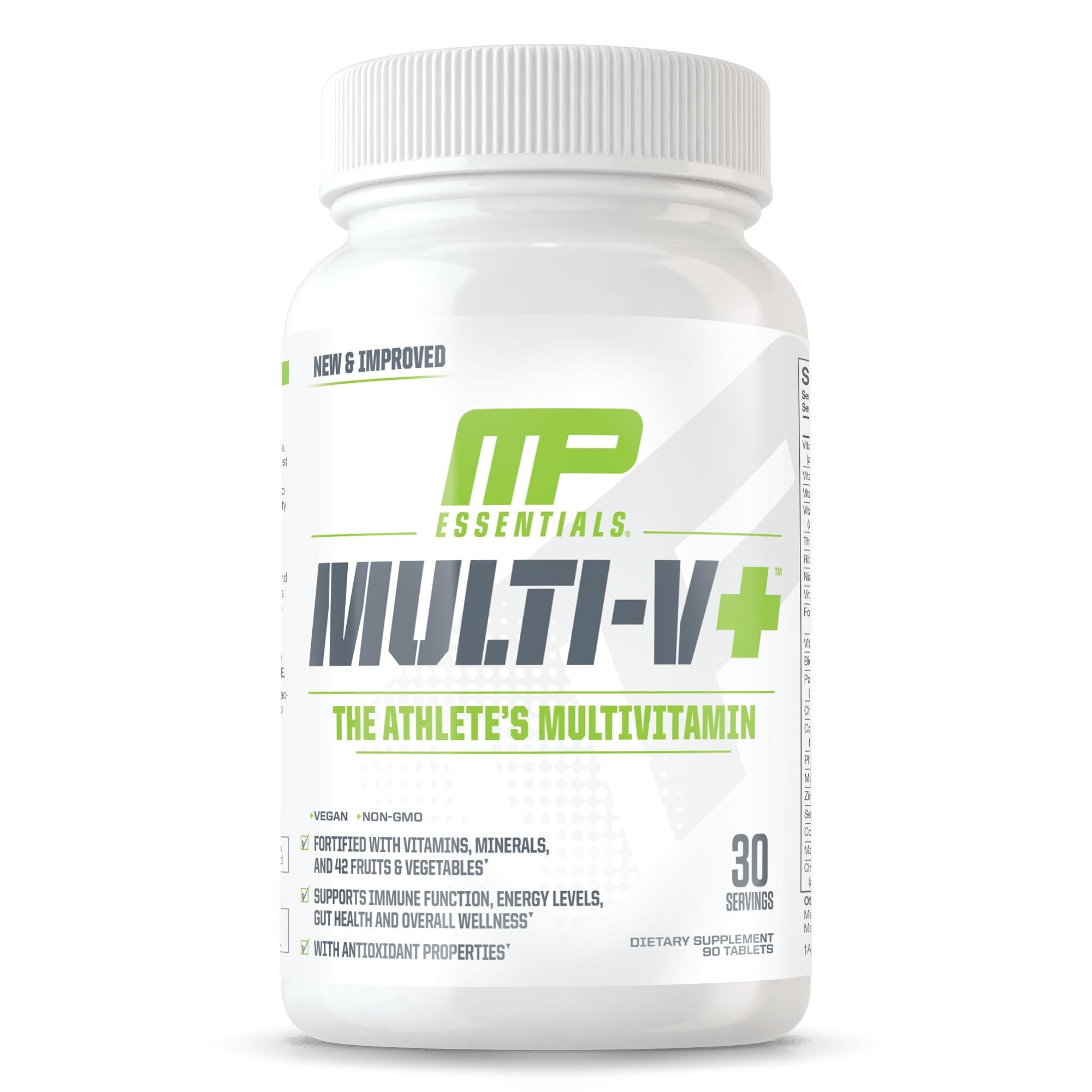Foto 2 pulgar | Multivitamínico Muscle Pharm Essentials Multi-v+ 90 Comprimidos - Venta Internacional.