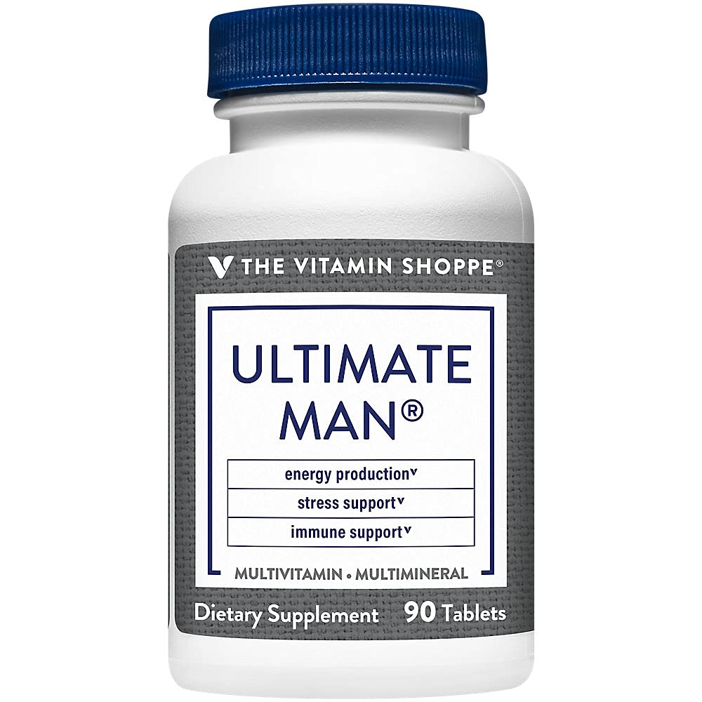 Foto 2 pulgar | Complemente El Multivitamínico Ultimate Man De Vitamin Shoppe - Venta Internacional.