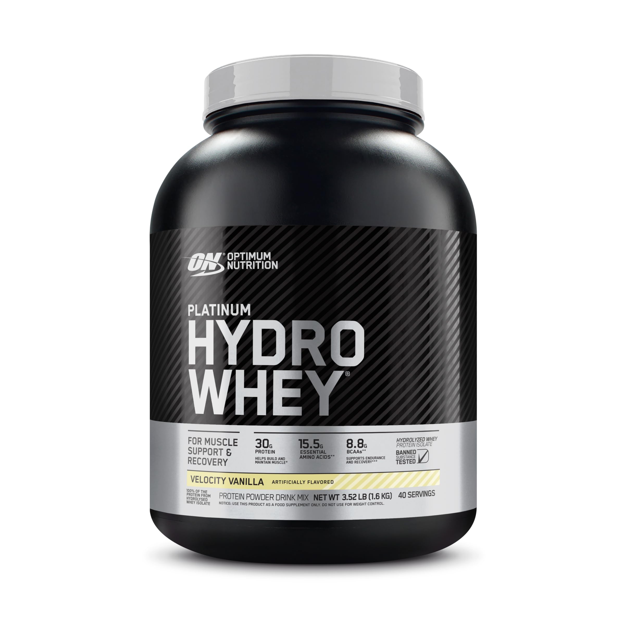 Proteína En Polvo Optimum Nutrition Platinum Hydrowhey 1,6 Kg - Venta Internacional.