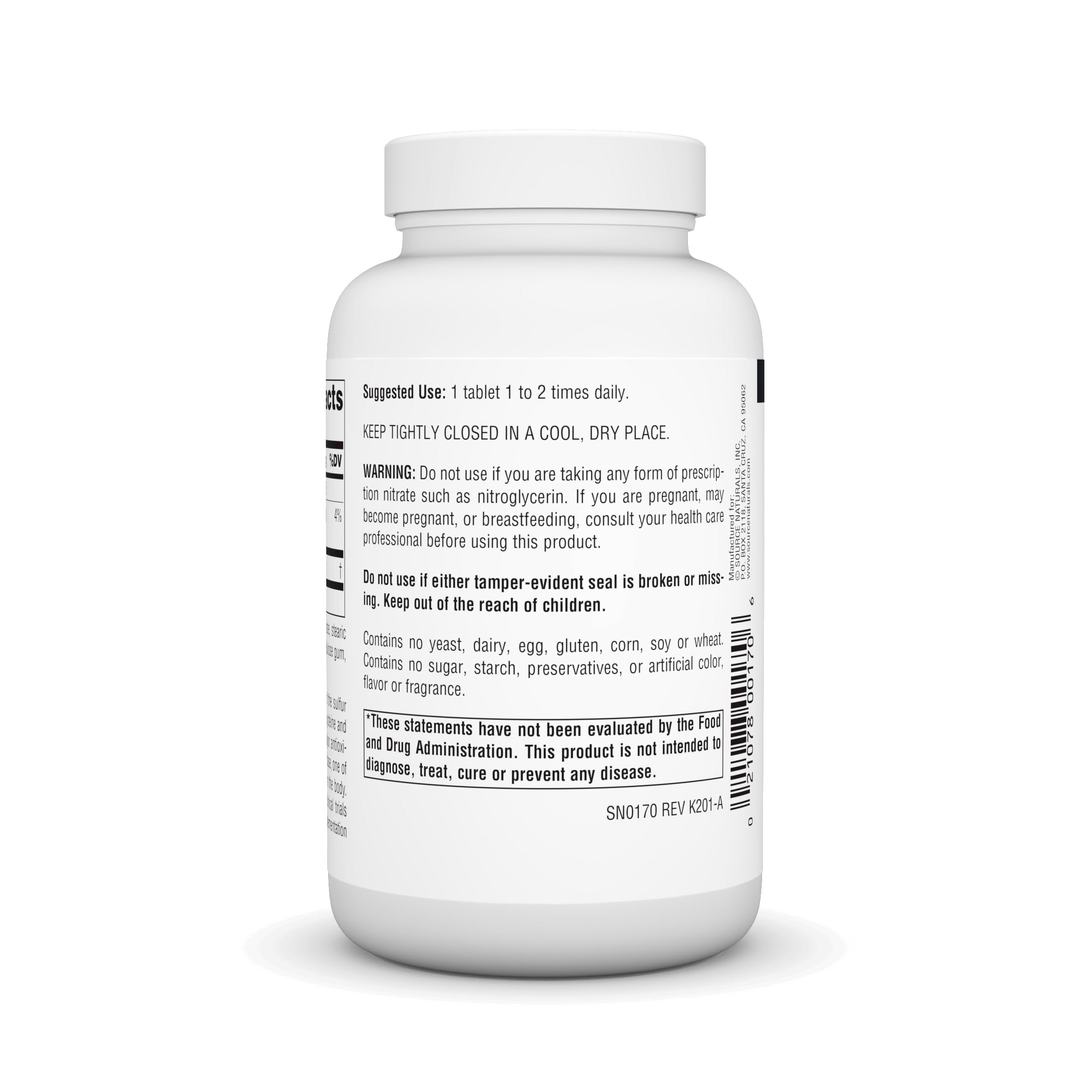 Foto 4 pulgar | Suplemento Dietético Source Naturals N-acetil Cisteína 1000 Mg - Venta Internacional.