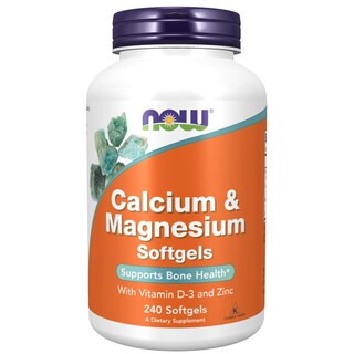Foto 1 | Suplemento Now Foods Calcio Y Magnesio + D 240 Cápsulas Blandas - Venta Internacional.