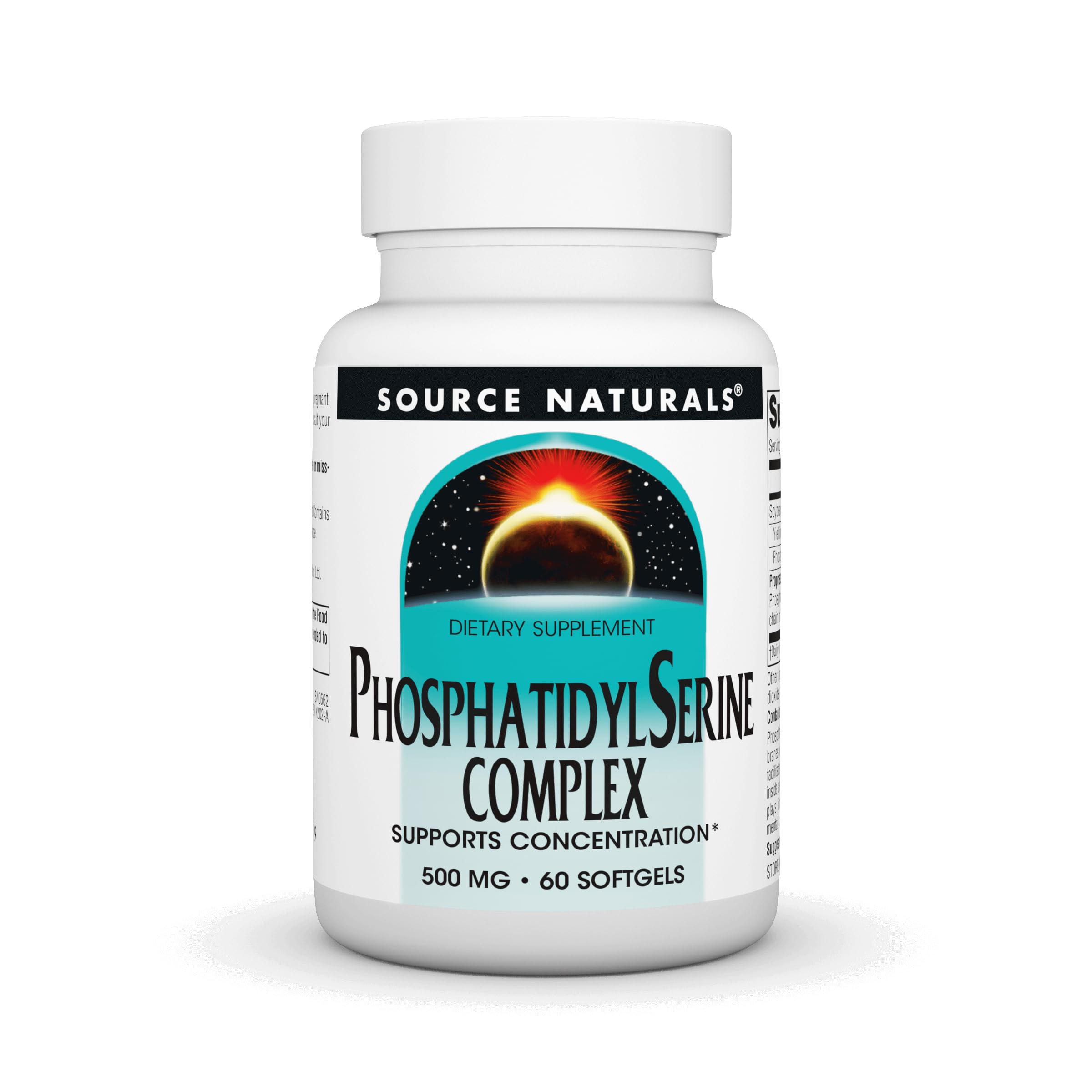 Foto 2 pulgar | Fosfatidilserina De Supplement Source Naturals, 500 Mg, 60 Cápsulas Blandas - Venta Internacional.