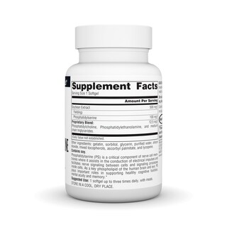 Foto 2 | Fosfatidilserina De Supplement Source Naturals, 500 Mg, 60 Cápsulas Blandas - Venta Internacional.