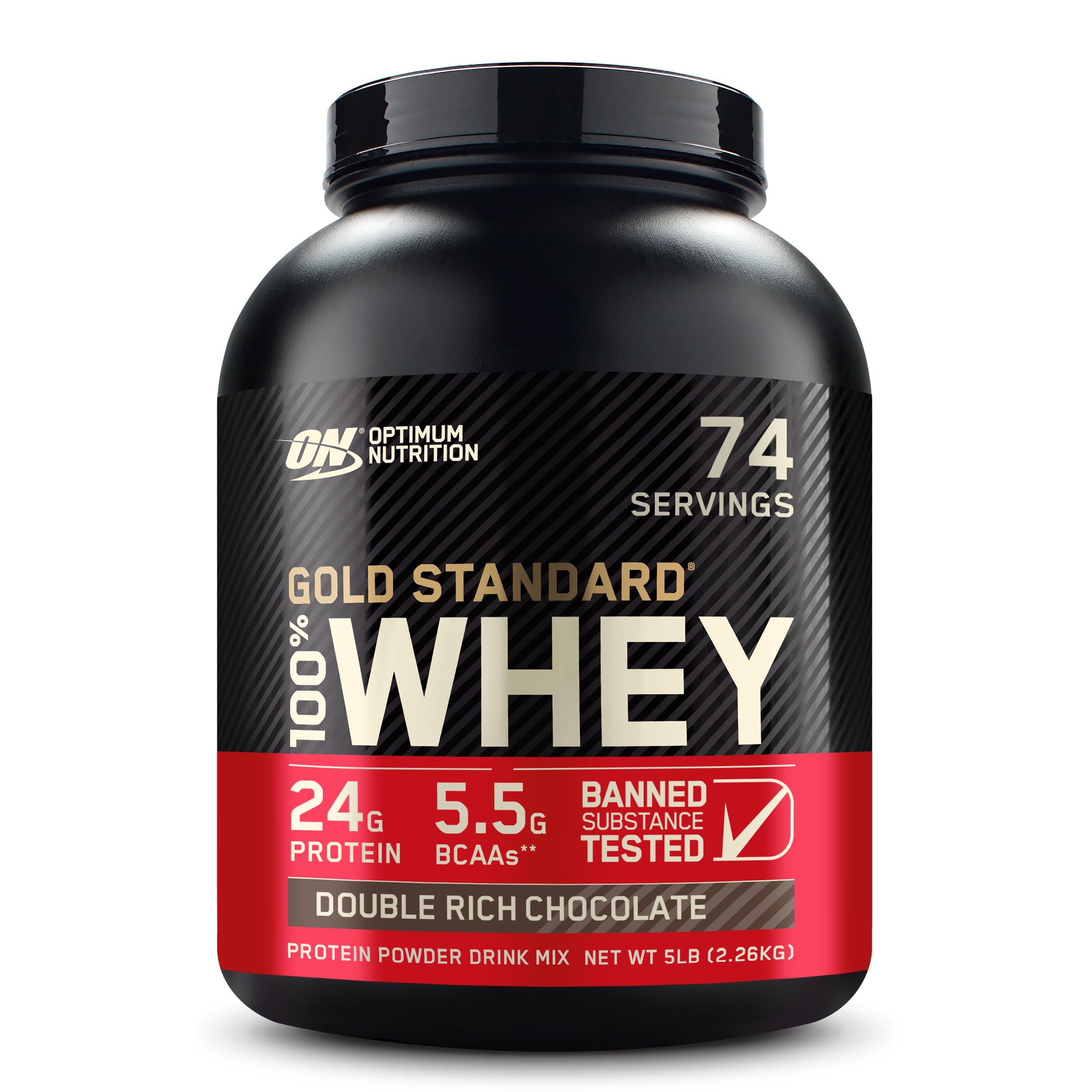 Proteína En Polvo Optimum Nutrition Gold Standard 100% Whey 2,27 Kg - Venta Internacional.