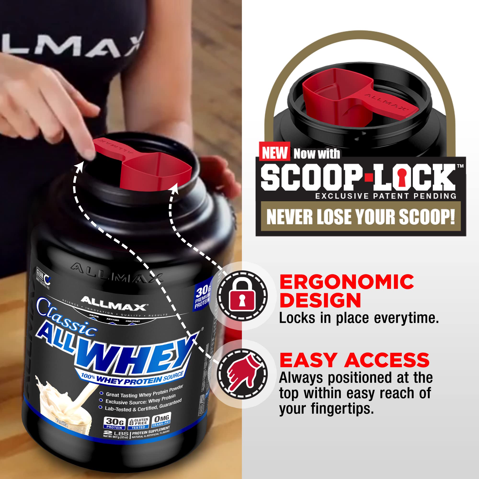 Foto 5 pulgar | Whey Protein Allmax Nutrition Allwhey Classic, 2,27 Kg, Chocolate - Venta Internacional.