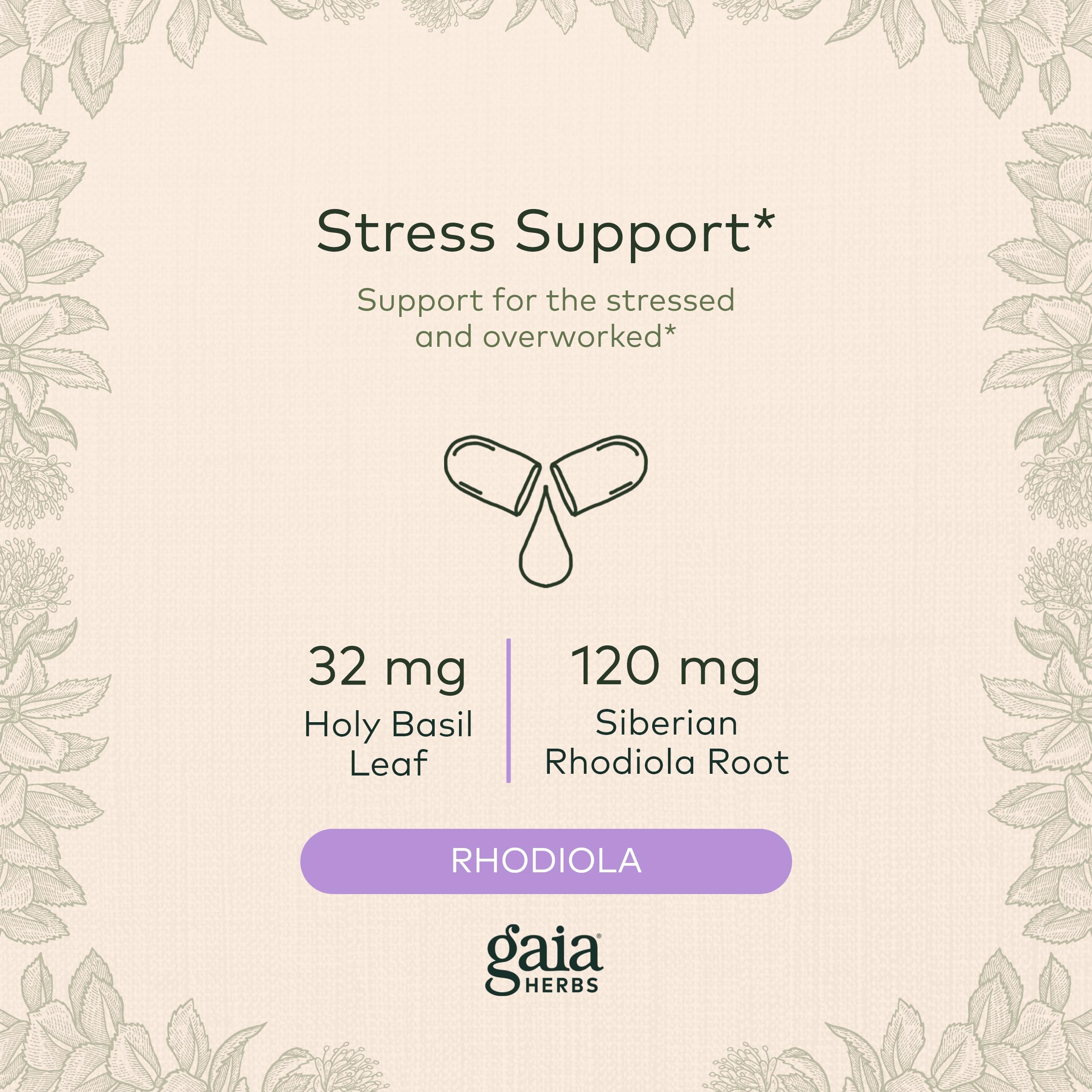 Foto 4 pulgar | Suplemento Gaia Herbs Adrenal Health Daily Support 120 Cápsulas - Venta Internacional.