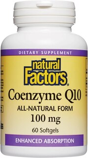 Foto 1 | Suplemento De Coenzima Q10 De Natural Factors, 100 Mg, 60 Cápsulas Blandas - Venta Internacional.