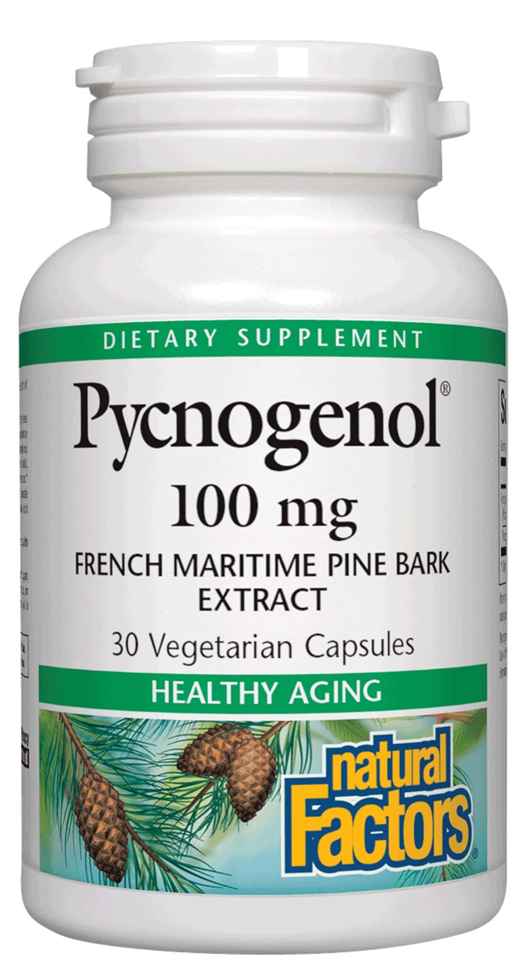 Foto 2 pulgar | Suplemento Natural Factors Pycnogenol 25 Mg 60 Cápsulas - Venta Internacional.
