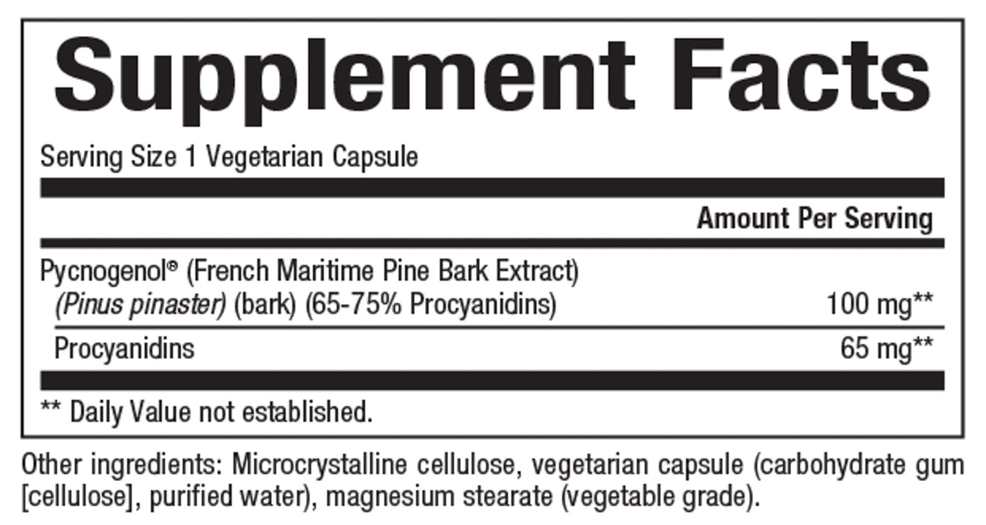 Foto 3 pulgar | Suplemento Natural Factors Pycnogenol 25 Mg 60 Cápsulas - Venta Internacional.