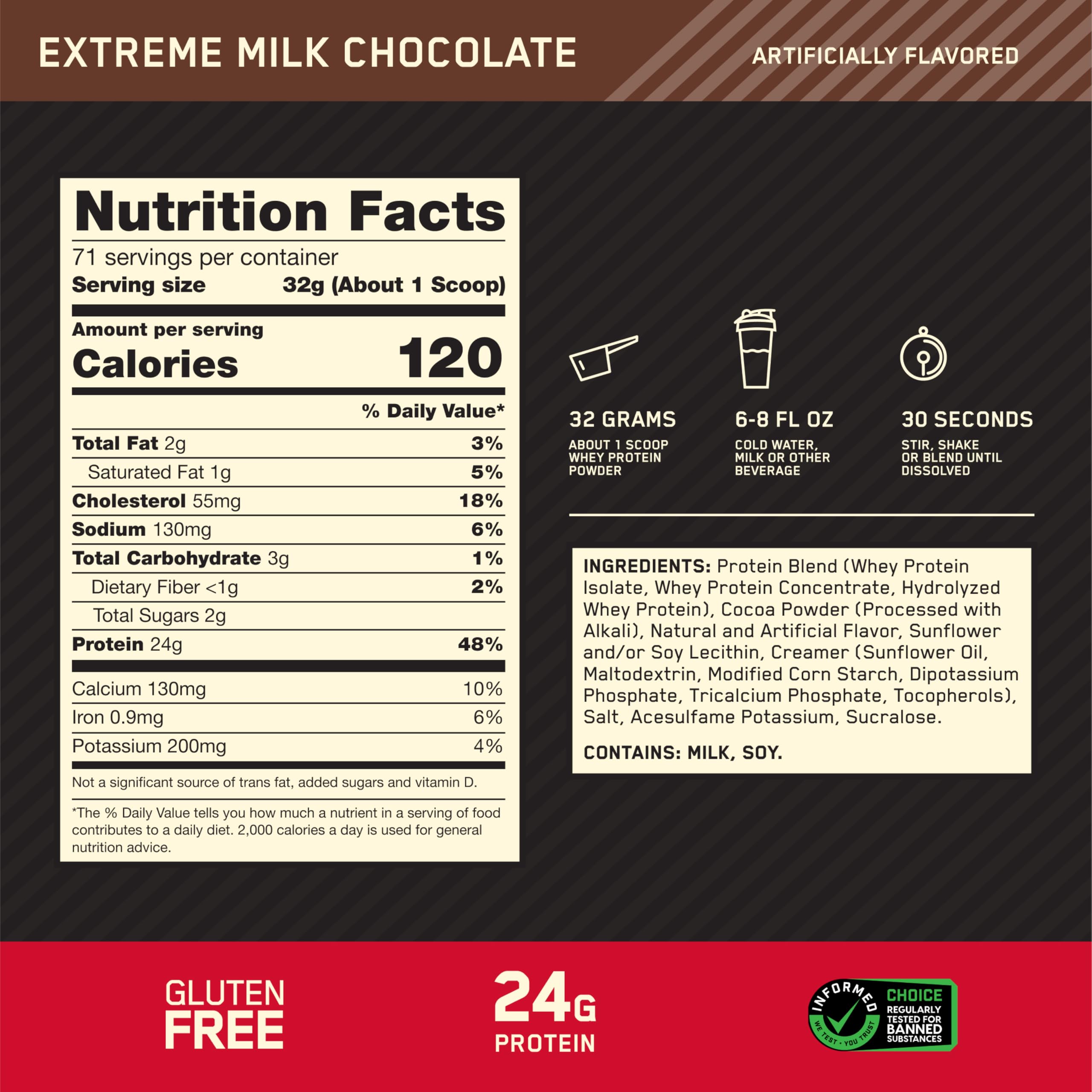Foto 4 | Proteína De Suero En Polvo Optimum Nutrition Gold Standard 5 Kg - Venta Internacional.