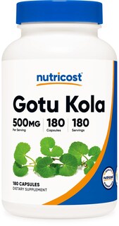 Foto 1 | Suplemento Nutricost Gotu Kola 500 Mg 180 Cápsulas - Venta Internacional.