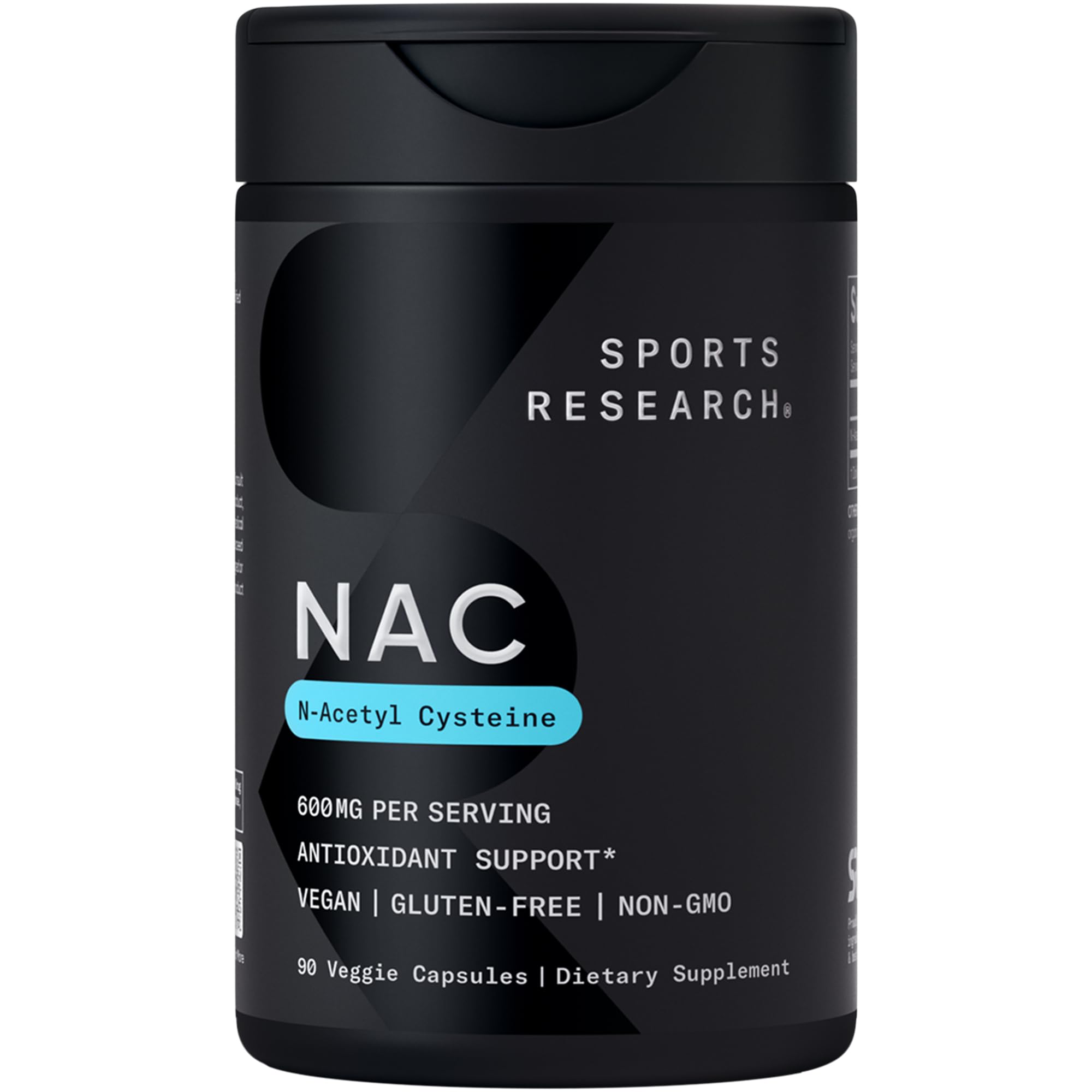 Foto 1 | Suplemento De N-acetil L-cisteína (nac) De Sports Research, 600 Mg - Venta Internacional.