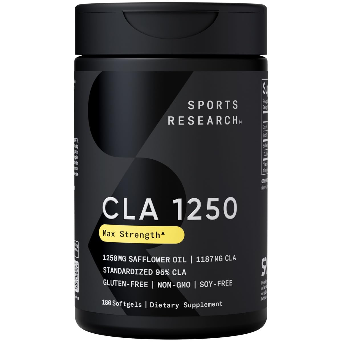 Foto 2 pulgar | Suplemento Sports Research Cla 1250 Mg Con 180 Cápsulas Blandas De Cla Activo - Venta Internacional.