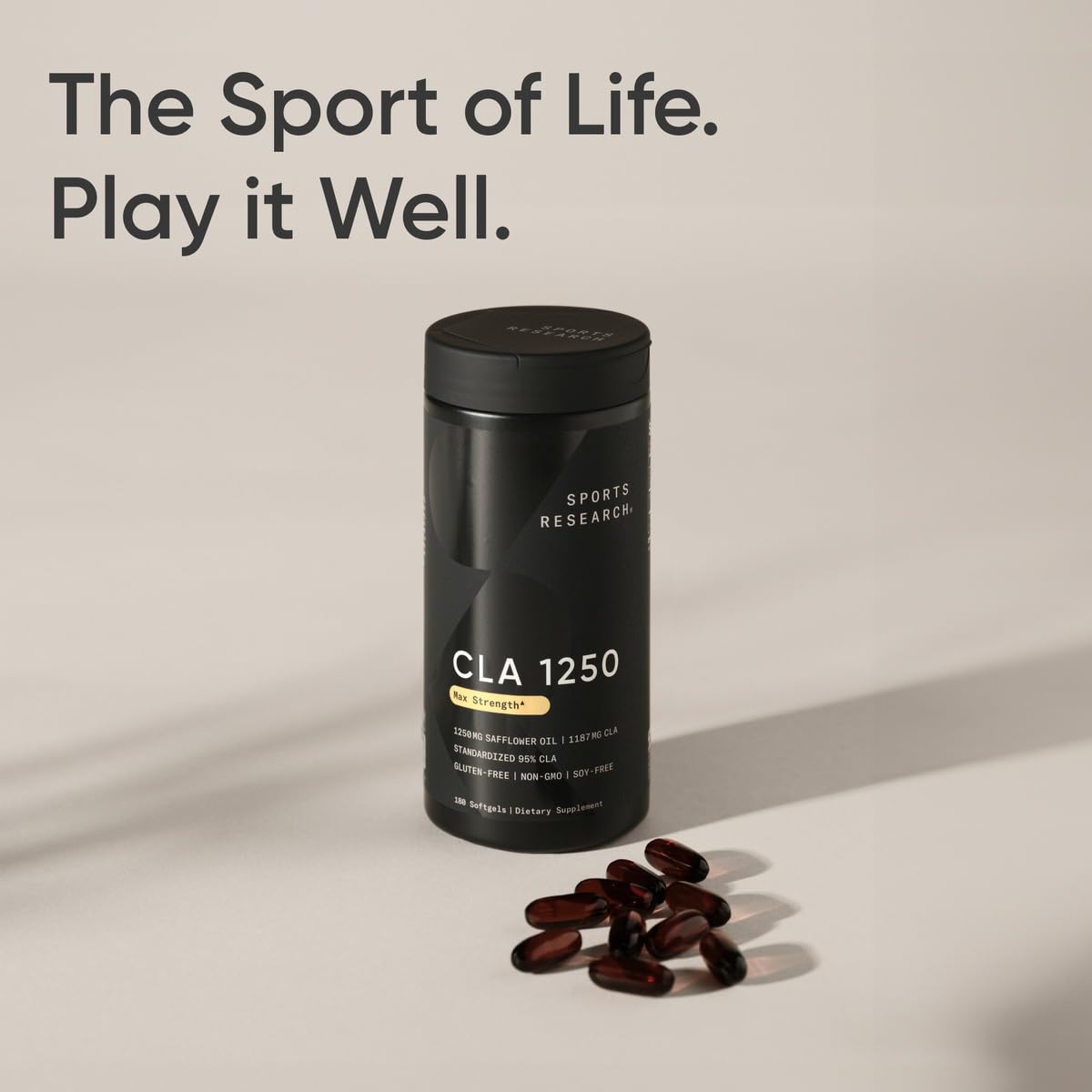 Foto 7 | Suplemento Sports Research Cla 1250 Mg Con 180 Cápsulas Blandas De Cla Activo - Venta Internacional.