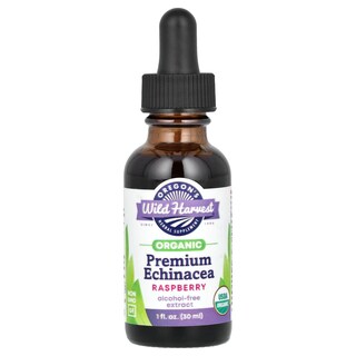 Foto 1 | Suplemento De Extracto Orgánico De Equinácea Y Frambuesa De Prem De Oregon Wild Harvest, 30 Ml - Venta Internacional.