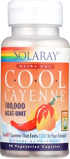 Foto 1 | Suplemento Solaray Cool Cayenne Extra Hot 90 Cápsulas - Venta Internacional.
