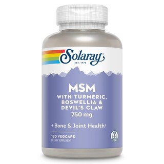 Foto 1 | Suplemento Solaray Msm 750 Mg 180 Comprimidos - Venta Internacional.
