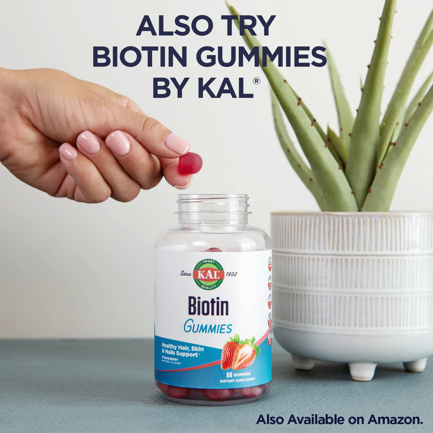 Foto 7 pulgar | Suplemento Kal Ultra Biotina, 10000 Mcg, Líquido, 59 Porciones, 60 Ml - Venta Internacional.