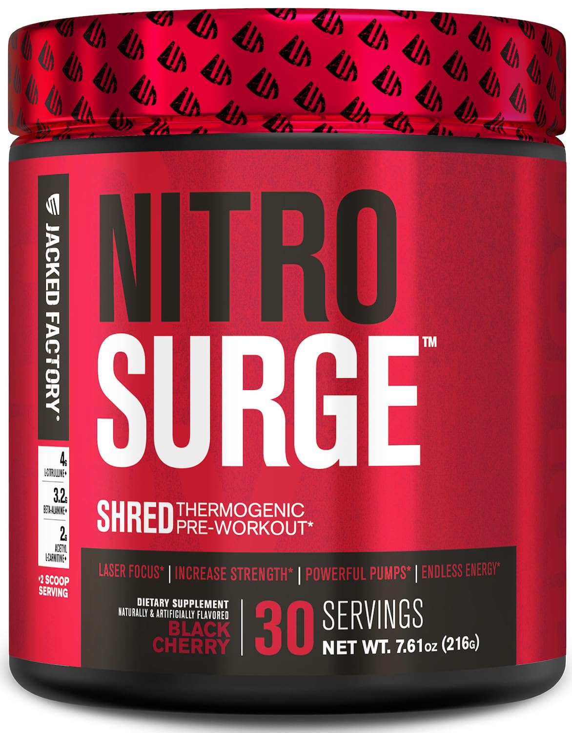 Foto 2 pulgar | Suplemento Para Antes Del Entrenamiento Jacked Factory Nitrosurge Shred - Venta Internacional.