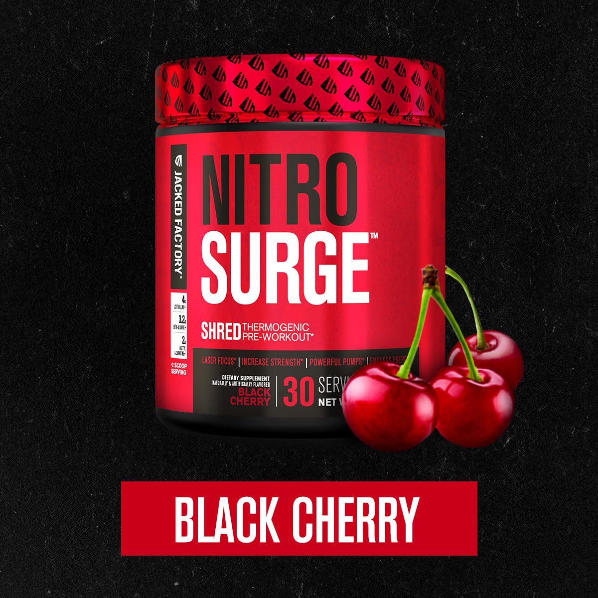 Foto 4 pulgar | Suplemento Para Antes Del Entrenamiento Jacked Factory Nitrosurge Shred - Venta Internacional.