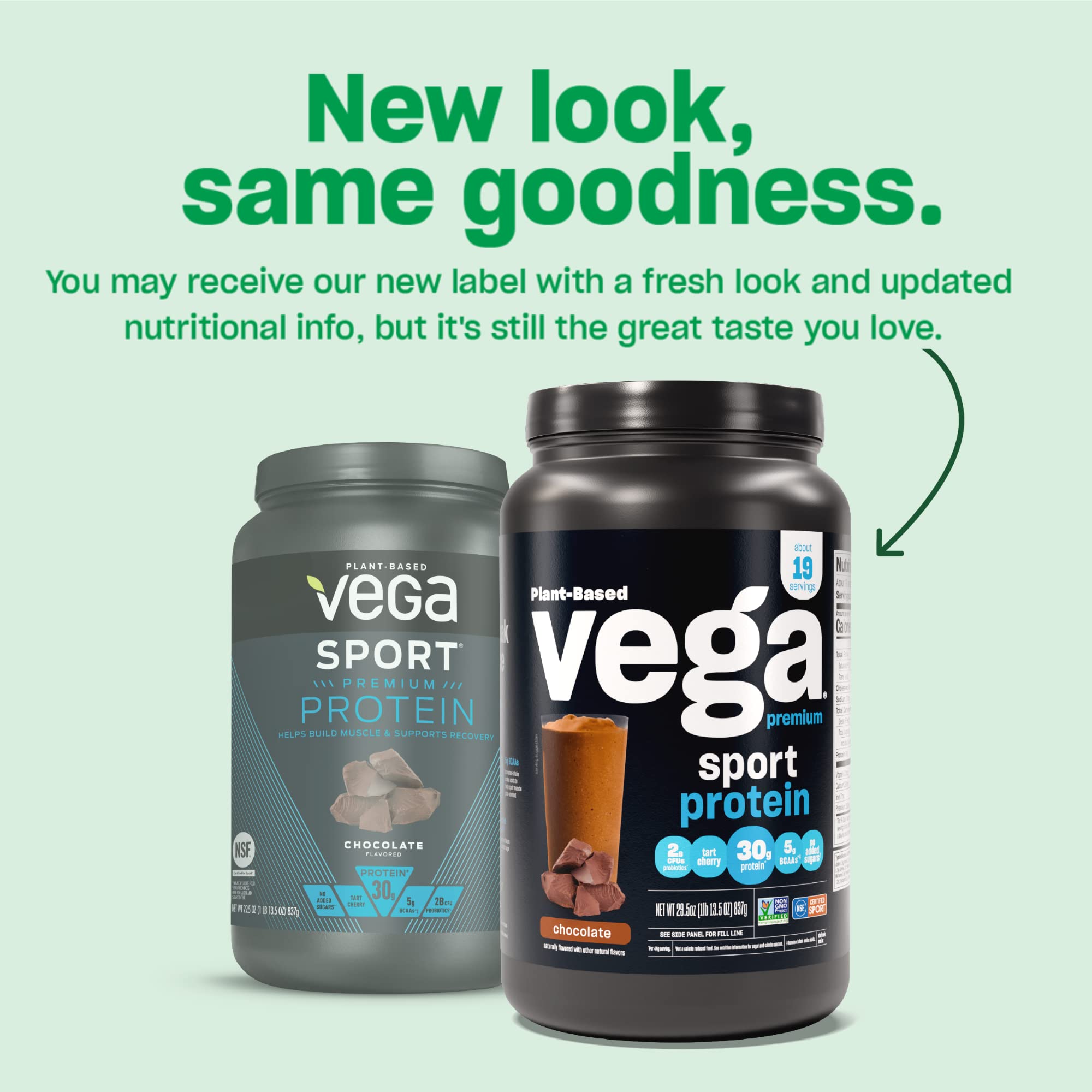 Foto 5 pulgar | Proteína En Polvo Vega Sport Premium Vegan Chocolate 12x45g - Venta Internacional.
