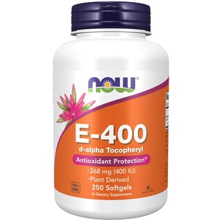 Foto 1 | Suplementos Now Foods Con Vitamina E 400 Ui De D-alfa Tocoferilo, 250 Cápsulas Blandas - Venta Internacional.
