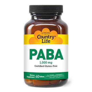 Foto 1 | Suplemento Country Life Paba 1000 Mg 60 Comprimidos - Venta Internacional.