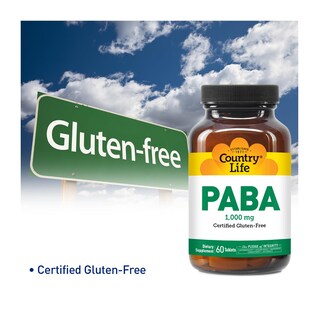 Foto 2 | Suplemento Country Life Paba 1000 Mg 60 Comprimidos - Venta Internacional.