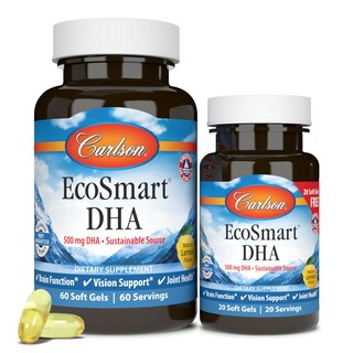 Foto 1 | Suplemento Carlson Ecosmart Dha 500 Mg De Dha 60+20 Cápsulas Blandas - Venta Internacional.