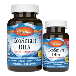 Foto 7 | Suplemento Carlson Ecosmart Dha 500 Mg De Dha 60+20 Cápsulas Blandas - Venta Internacional.